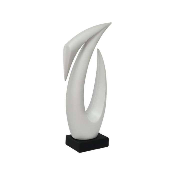 Sculptural Ceramic Swan on Plinth