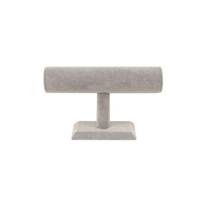 Grey Velvet Bracelet Display Bar