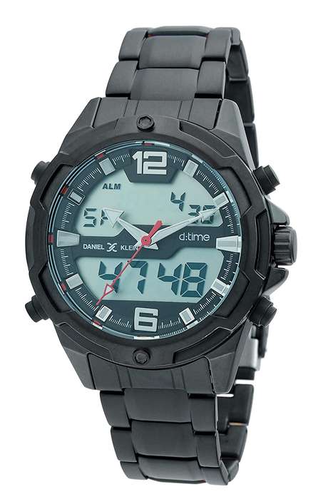 Daniel Klein d:time Watch DK.1.12355.5 Black Analogue Digital