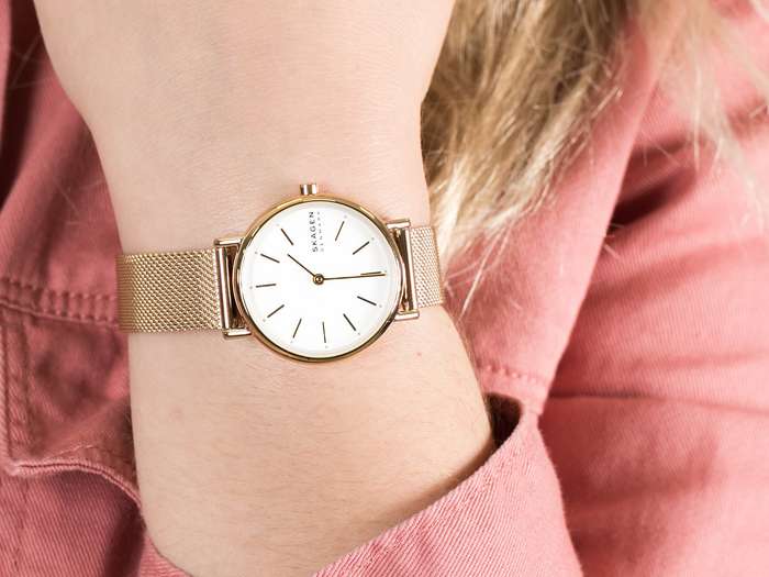 Skagen Signatur SKW2693 Ladies Gold On Mesh