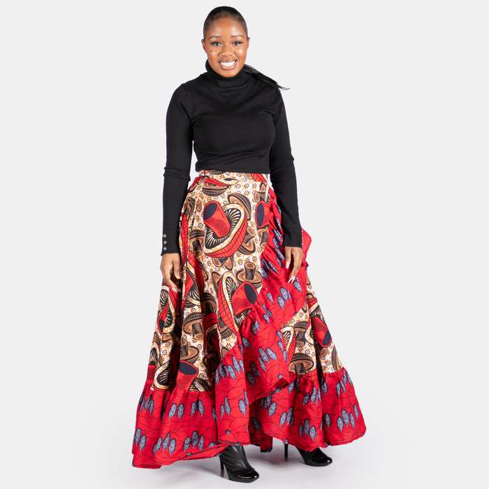 Ladies' Ruffle Wrap Skirt