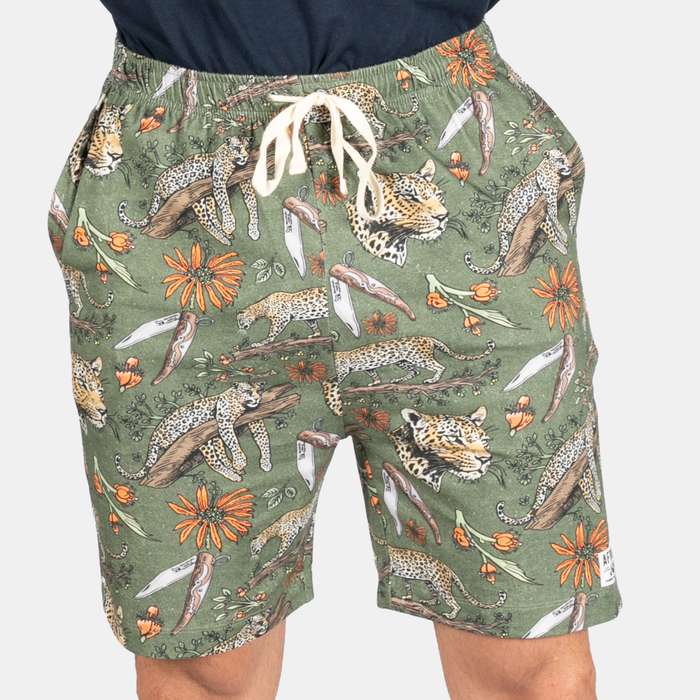 Men's Leopard Shorts
