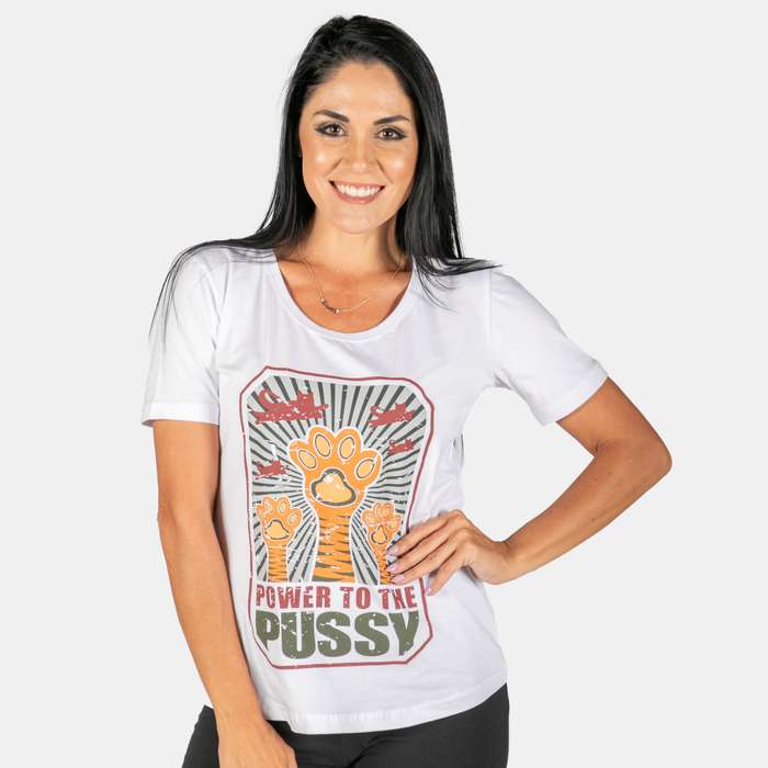 Ladies' Power To The Pussy T-Shirt