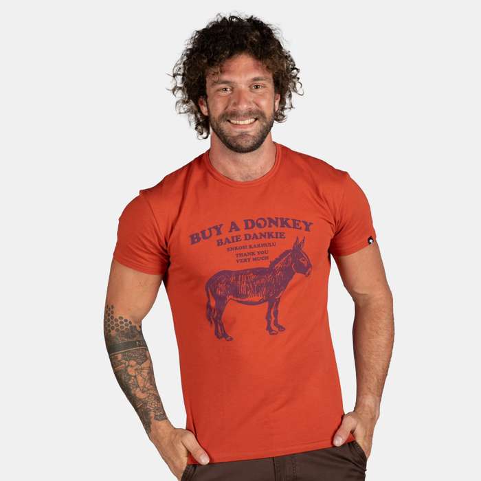 Men's Buy A Donkey Slim Fit T-Shirt