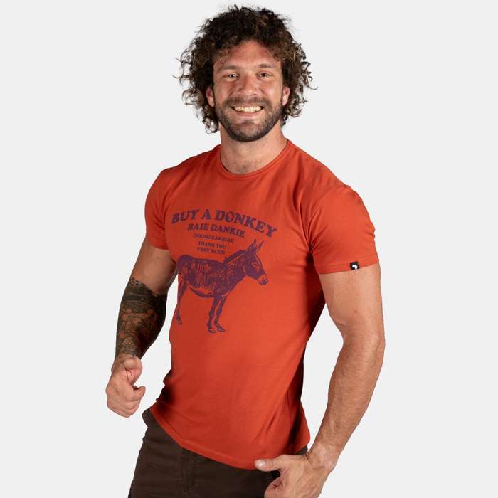 Men's Buy A Donkey Slim Fit T-Shirt