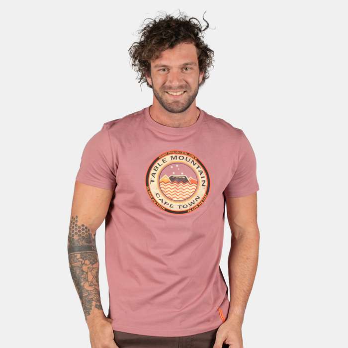 Men's Crew Neck Cape Town Coordinates Short-Sleeve T-Shirt