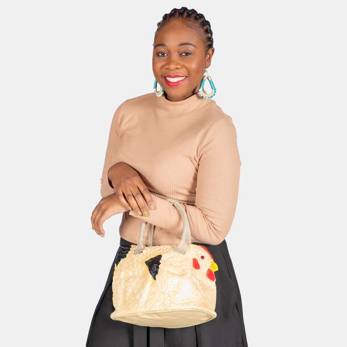 Women's Abstract Chicken Fashionable Handbag
