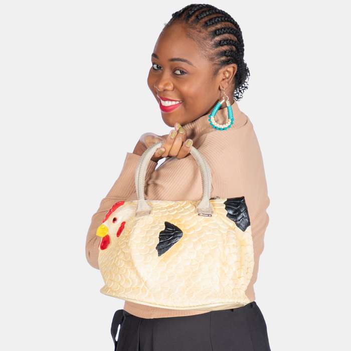 Women's Abstract Chicken Fashionable Handbag