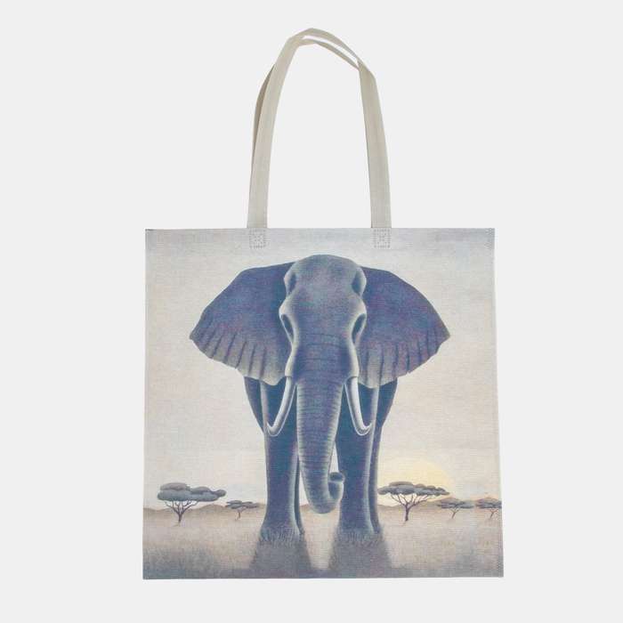 Safari Elephant Portfolio Recycled Bag For All Uses