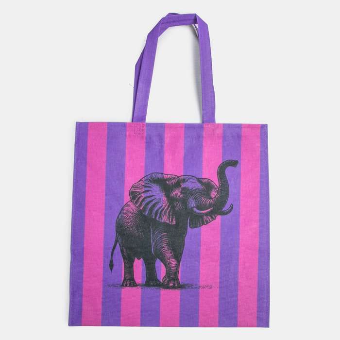 Elephant Stripe Portfolio Bag