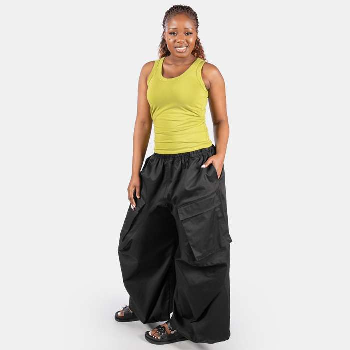Ladies' Wide Cargo Pants