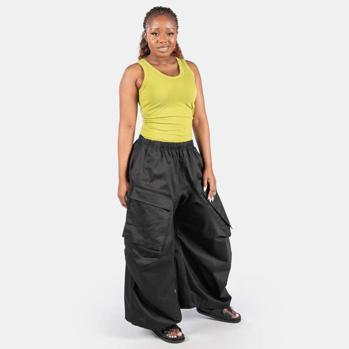 Ladies' Wide Cargo Pants
