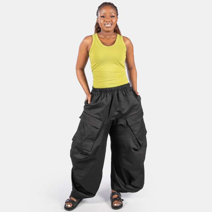 Ladies' Wide Cargo Pants