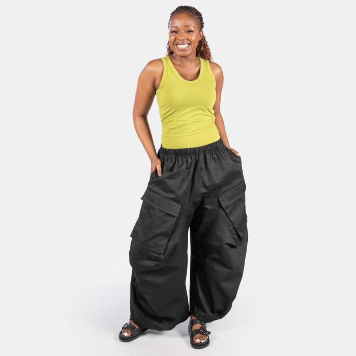 Ladies' Wide Cargo Pants