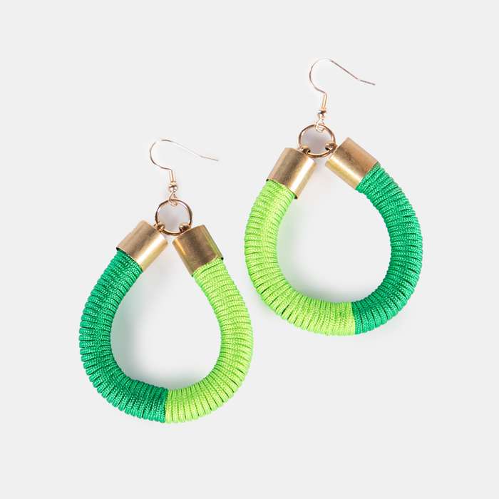 Ladies' Two Tone Earrings