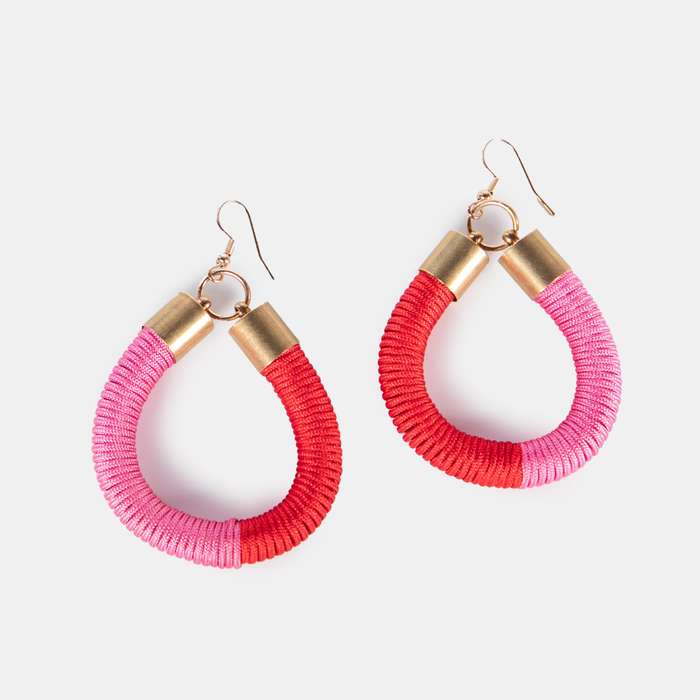 Ladies' Two Tone Earrings