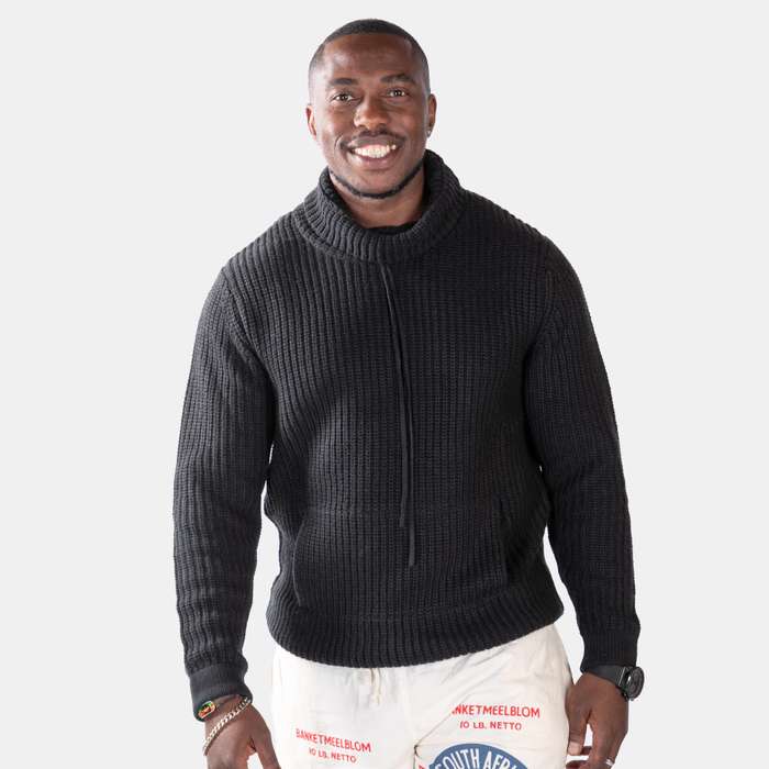Men's Versatile Colour Thick Ribbed Knit Ryan Jersey