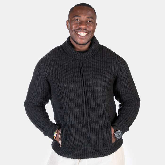 Men's Versatile Colour Thick Ribbed Knit Ryan Jersey