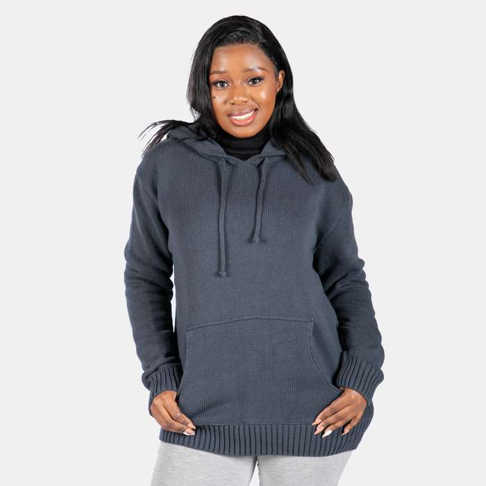 Unisex Knit Hoody with Pocket