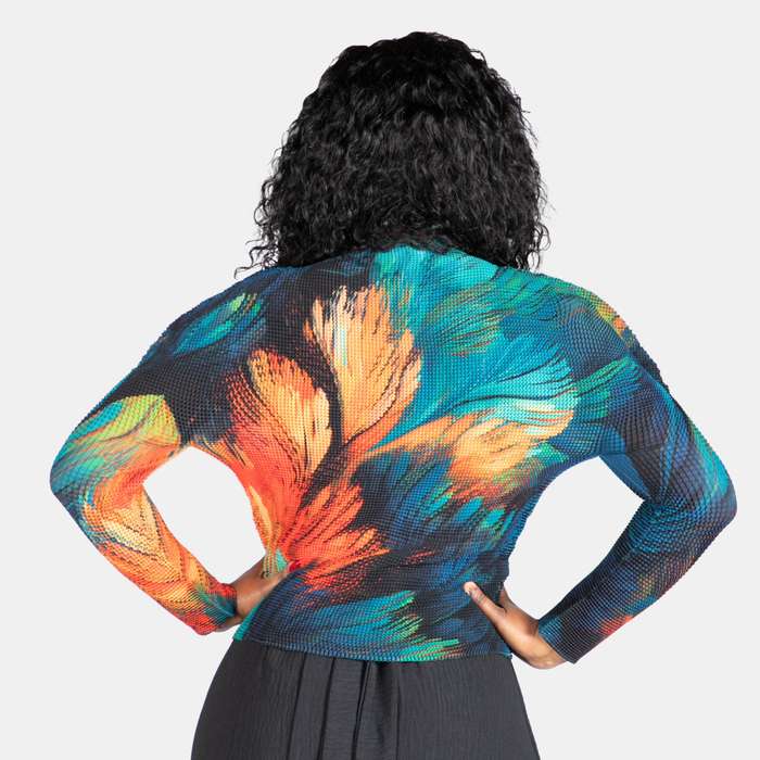 Ladies' Stretch Pleated Top