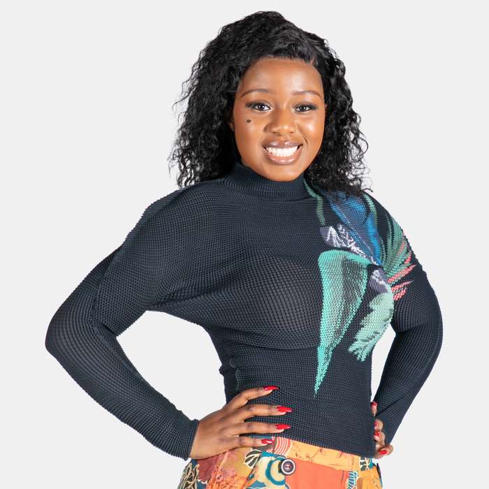 Ladies' Stretch Pleated Top