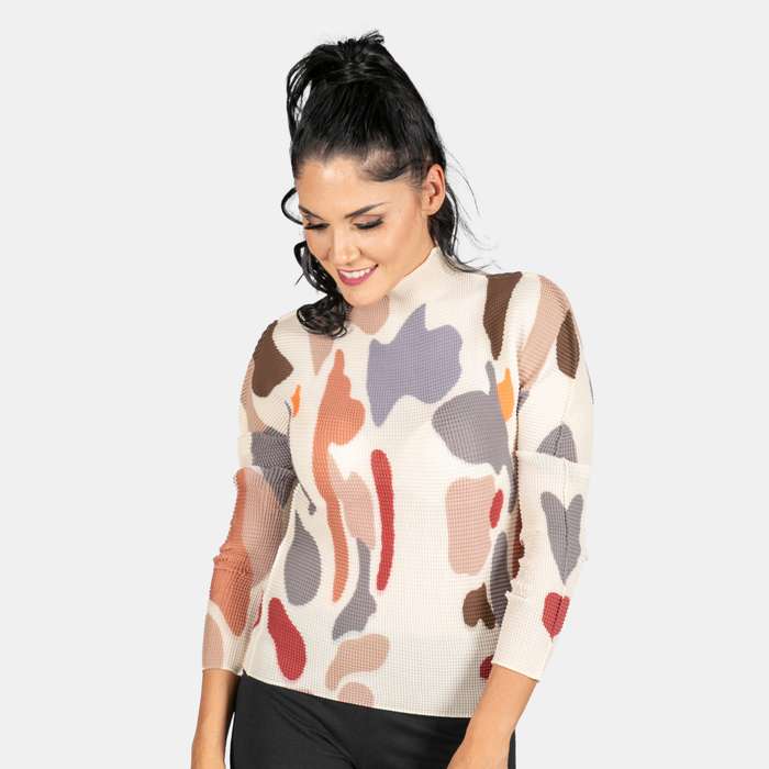 Ladies' Stretch Pleated Top