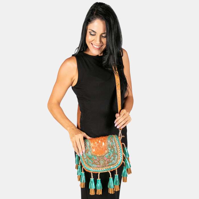 Ladies' 10 Tassel Bag