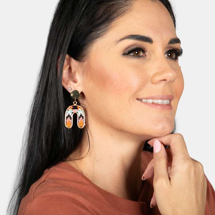 Portia Beaded Boho Earrings