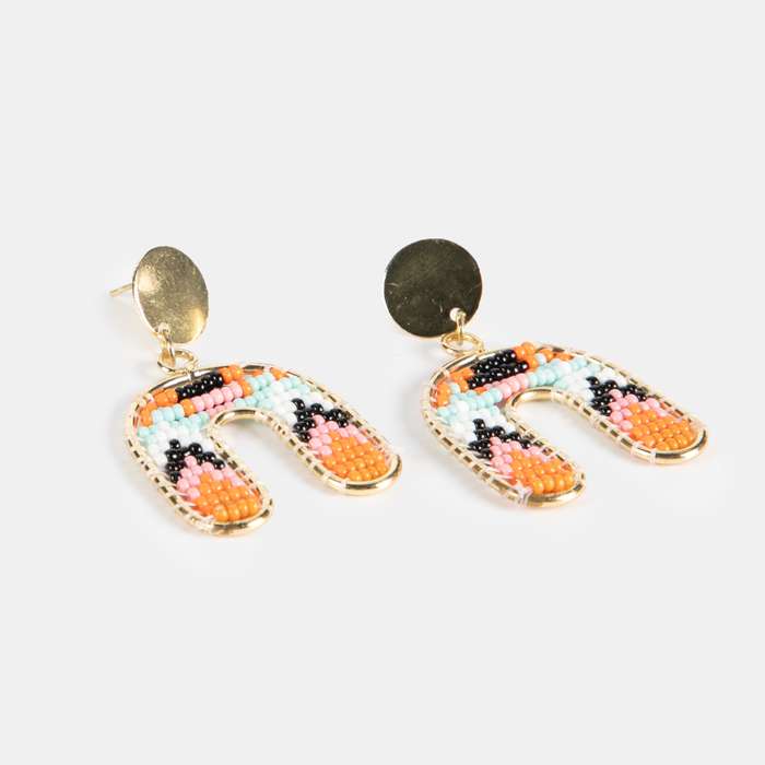 Portia Beaded Boho Earrings