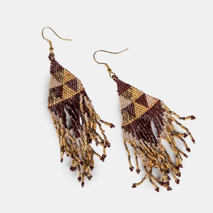 Ladies' Tassel Beads Earrings