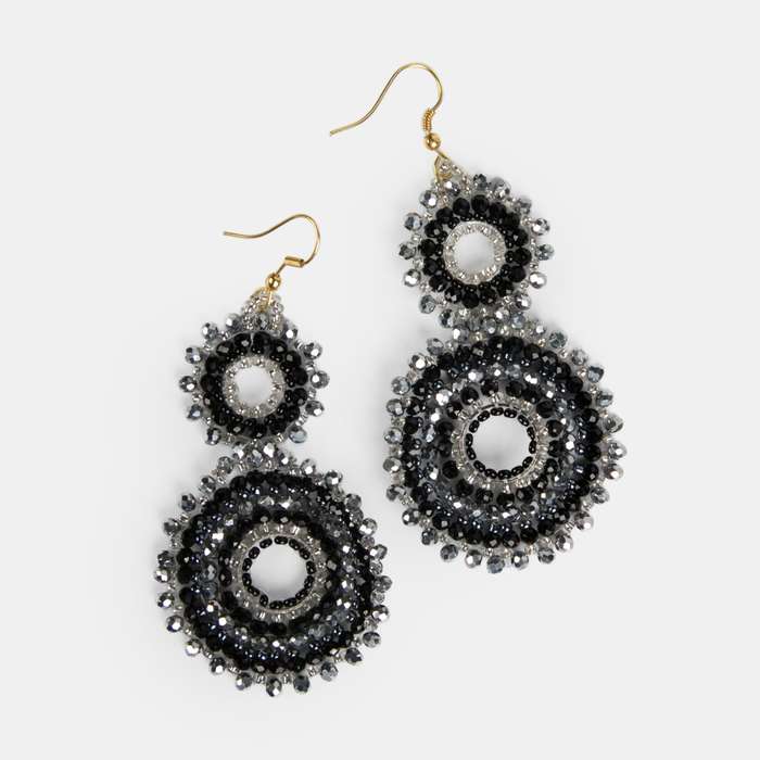 Audrey Double Drop Earrings