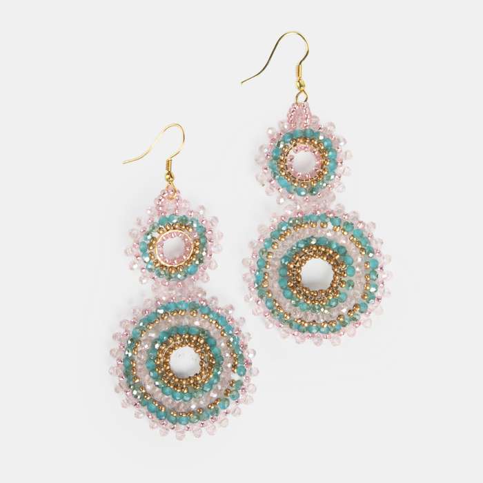 Audrey Double Drop Earrings
