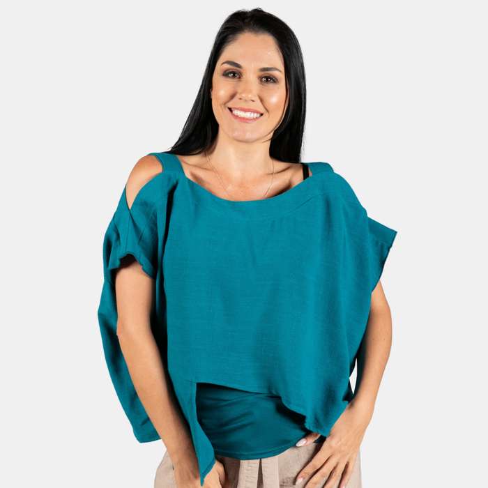 Woman's Boat Neck Conti Top