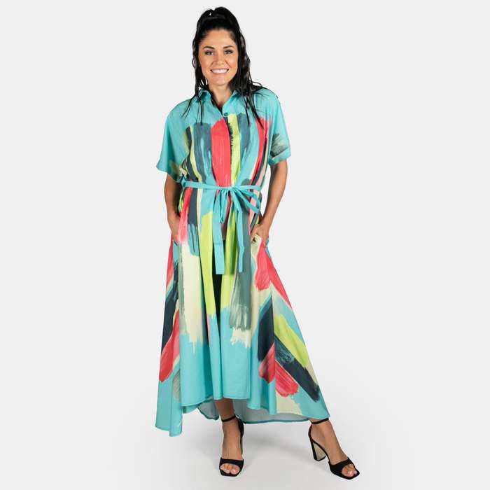 Ladies' Paint Stripe Dress