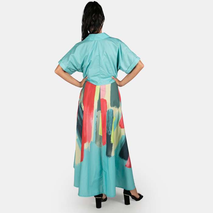 Ladies' Paint Stripe Dress