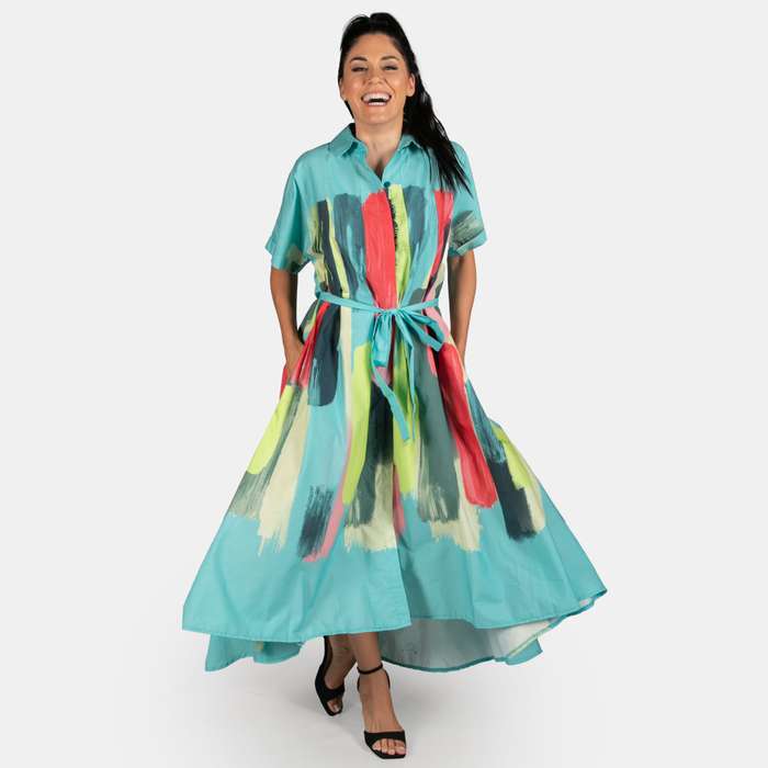Ladies' Paint Stripe Dress