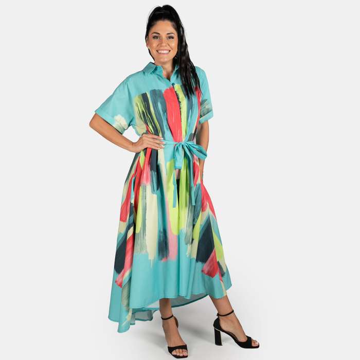 Ladies' Paint Stripe Dress