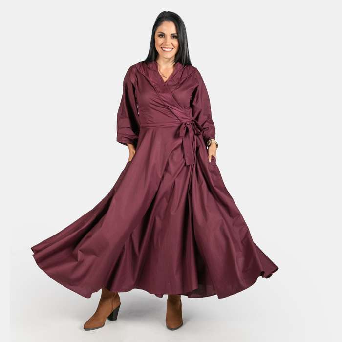Ladies' Scarlet Wrap Dress