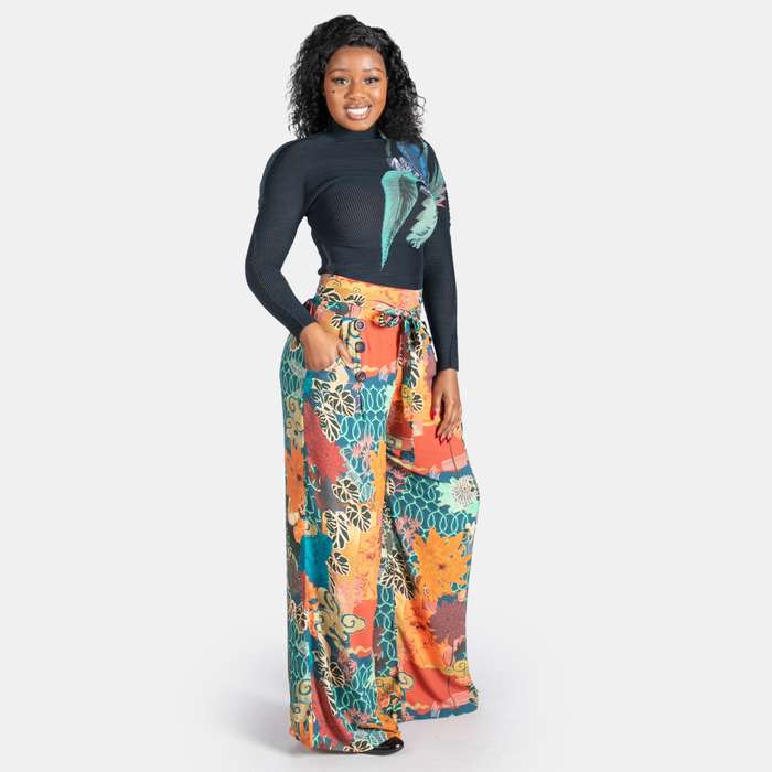 6 Button Pants