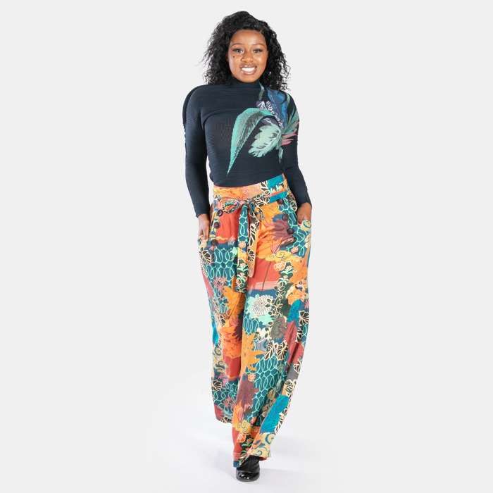 6 Button Pants