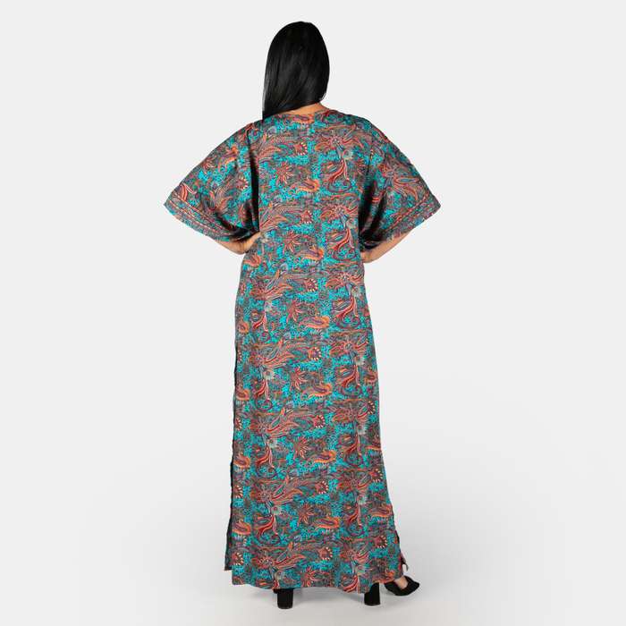 Women's Zanzibar Summer Silk Blend Kaftan