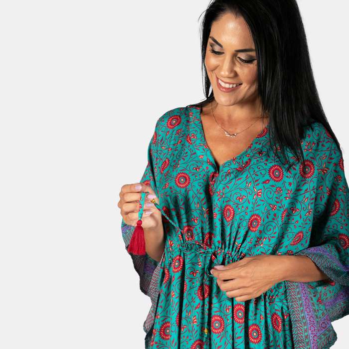 Women's Zanzibar Summer Silk Blend Kaftan