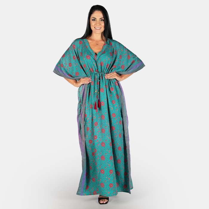 Women's Zanzibar Summer Silk Blend Kaftan