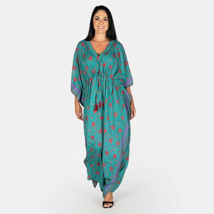 Women's Zanzibar Summer Silk Blend Kaftan