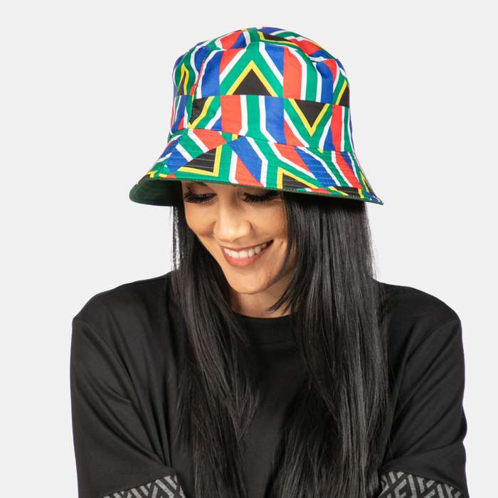 Reversible Bucket Hat SA Flag