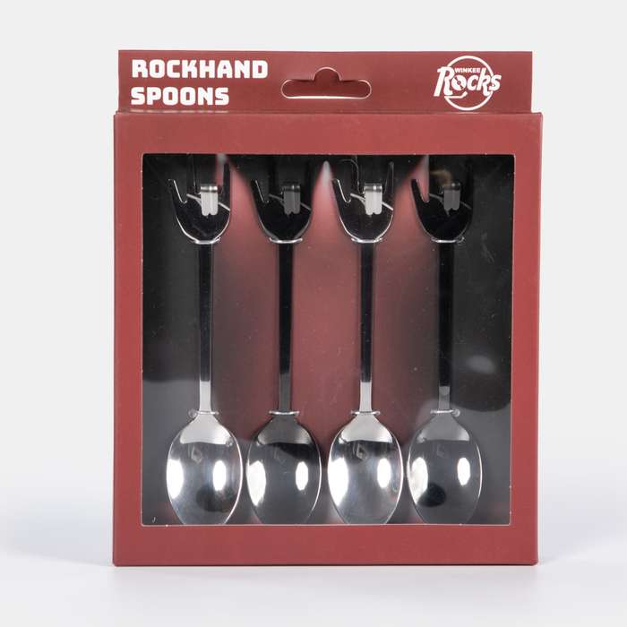 Rock Hand Teaspoons - Set of 4