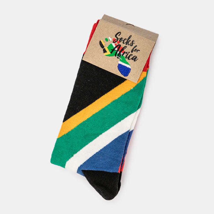 Unisex South African Flag Super Soft Socks