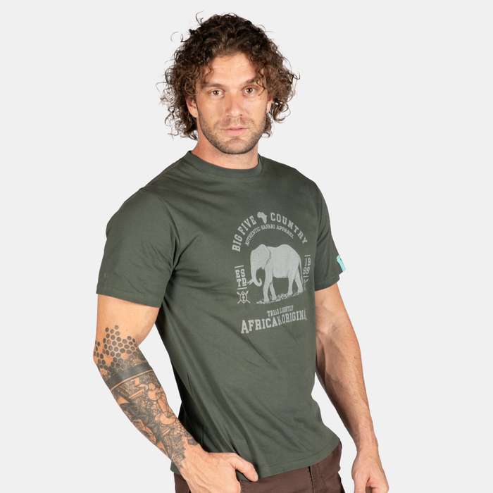 Men's Big 5 Elephant T-Shirt