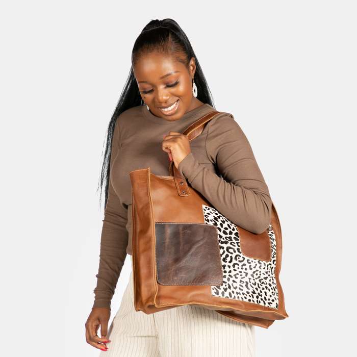 Ladies' Trisha Leather Tote Bag