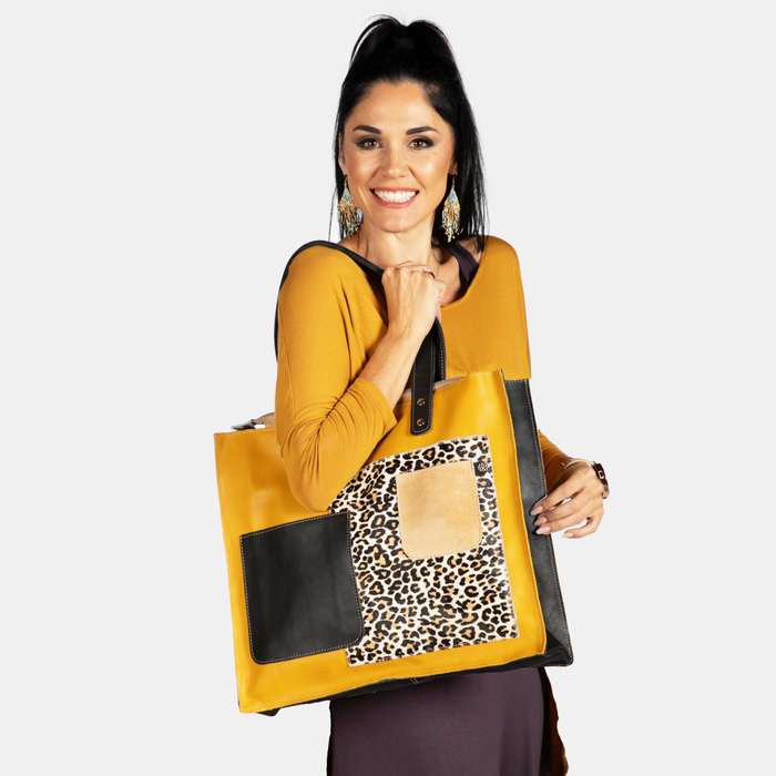 Ladies' Trisha Leather Tote Bag